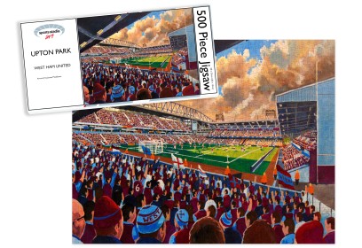 Upton Park Stadium Fine Art Jigsaw Puzzle - West Ham United FC